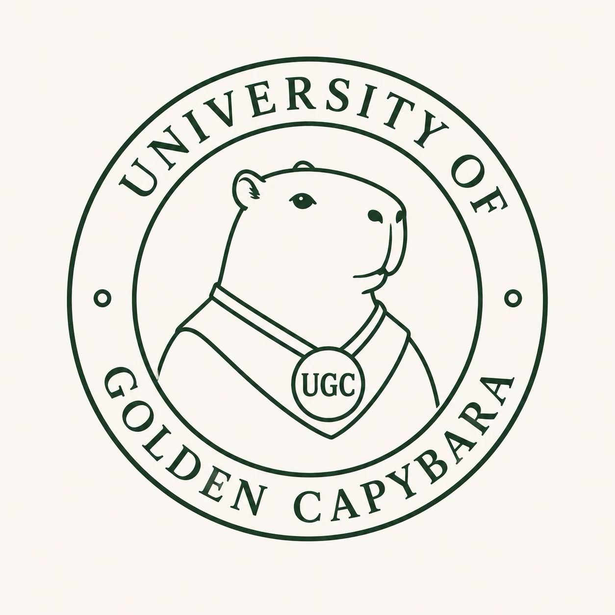 University of Golden Capybara logo